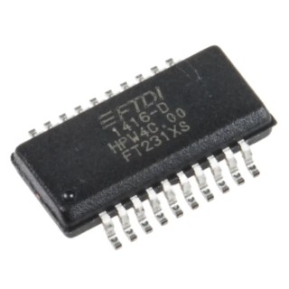 FTDI Chip UART Interface IC SIE RS485 RS422 UART RS232 20-Pin SSOP FT231XS-R