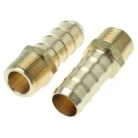 Legris Pneumatic Brass Pipe Fitting Threaded Adapter Male BSPT 1/2 in to Male 0123 16 21