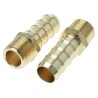 Legris Pneumatic Brass Pipe Fitting Threaded Adapter Male BSPT 1/2 in to Male 0123 16 21