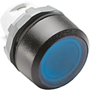 ABB Modular Series Blue Momentary Push Button Head 22mm Cutout IP66 1SFA611100R1004 MP1-10L