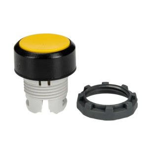 ABB Modular Series Yellow Momentary Push Button Head 22 mm Cutout IP66 1SFA611100R1003 MP1-10Y