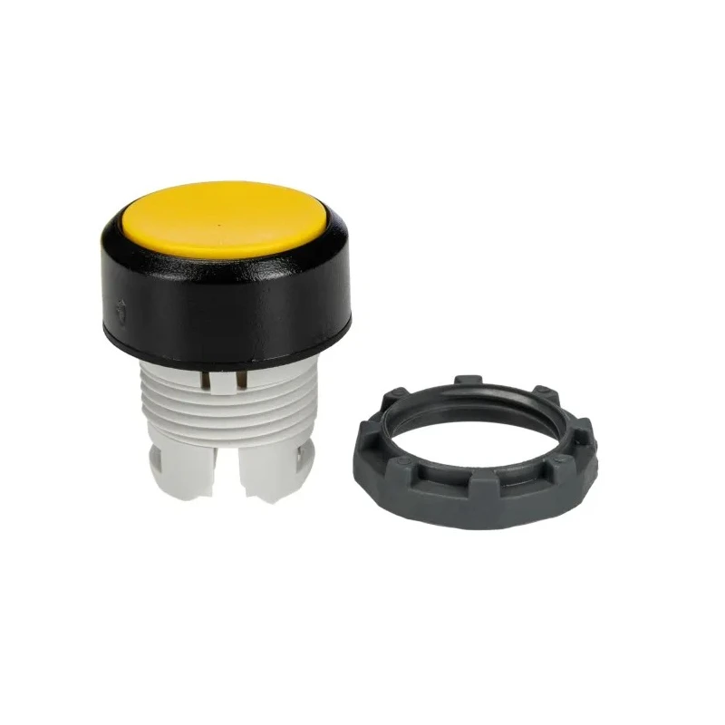 ABB Modular Series Yellow Momentary Push Button Head 22 mm Cutout IP66 1SFA611100R1003 MP1-10Y