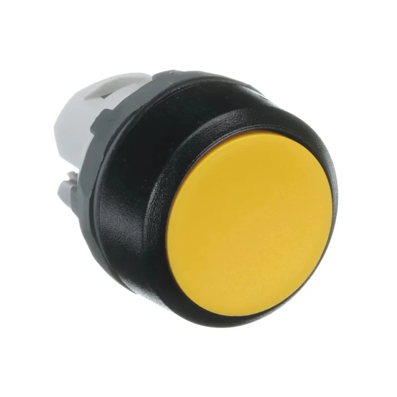 ABB Modular Series Yellow Momentary Push Button Head 22 mm Cutout IP66 1SFA611100R1003 MP1-10Y