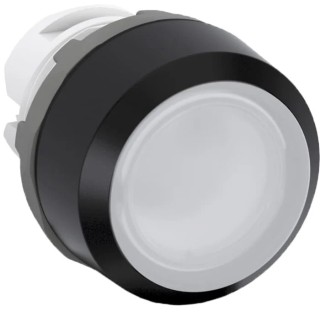 ABB Modular Series White Momentary Push Button Head 22 mm Cutout IP66 1SFA611100R1105 MP1-11W