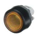 ABB Modular Series Yellow Momentary Push Button Head 22 mm Cutout IP66 1SFA611100R1103 MP1-11Y