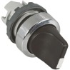 ABB Modular Series 3 Position Selector Switch Head 22 mm Cutout Black Handle IP67 IP69K IP20 IP66 1SFA611210R2006 M3SS1-20B