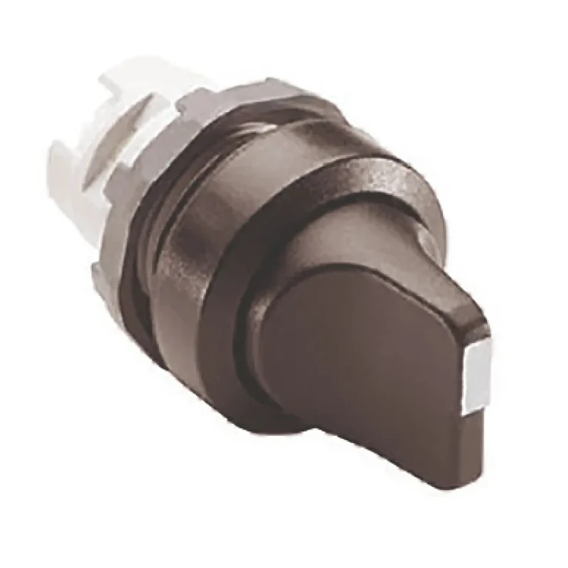 ABB Modular Series 3 Position Selector Switch Head 22 mm Cutout Black Handle IP66 1SFA611211R1006 M3SS2-10B