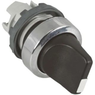 ABB Modular Series 2 Position Selector Switch Head 22 mm Cutout Black Handle IP66 IP67 1SFA611200R2006 M2SS1-20B