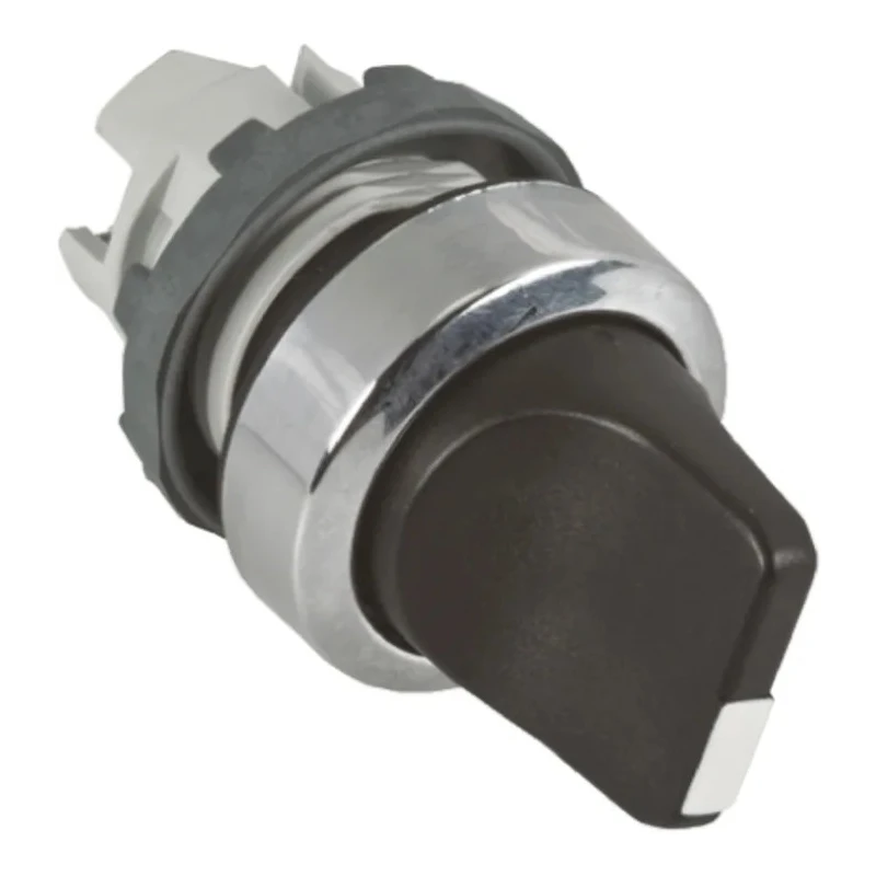 ABB Modular Series 2 Position Selector Switch Head 22 mm Cutout Black Handle IP66 IP67 1SFA611200R2006 M2SS1-20B
