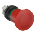 ABB Emergency Stop Push Button Head, 40 mm Diameter, Red Mushroom Twist Release 1SFA611523R1001 MPET4-10R