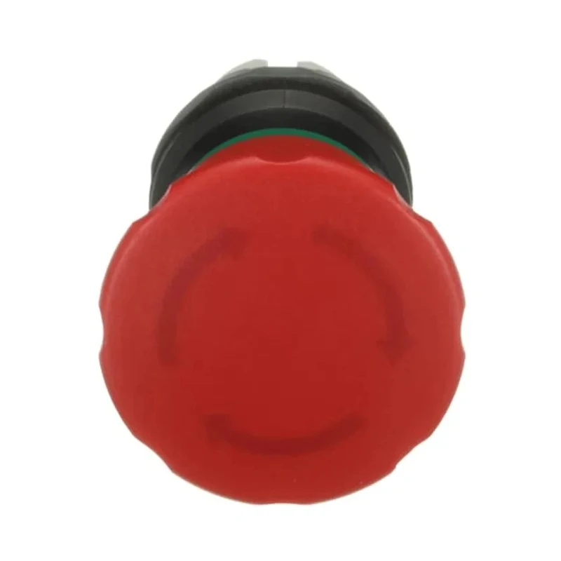 ABB Emergency Stop Push Button Head, 40 mm Diameter, Red Mushroom Twist Release 1SFA611523R1001 MPET4-10R