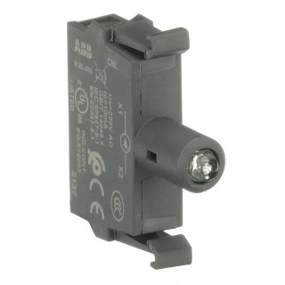 ABB ABB Modular Series Light Block Green LED 230V, 9.4mA Current 1SFA611621R1072 MLBL-07G