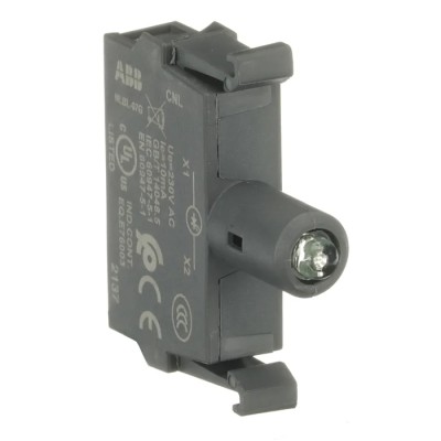 ABB ABB Modular Series Light Block Green LED 230V, 9.4mA Current 1SFA611621R1072 MLBL-07G
