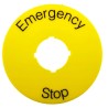 ABB Legend Plate Accessory for 70 mm Emergency Stop 1SFA616915R1005 KTC15-1005