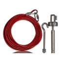 Omron Rope Pull Switch Cable 10 m Stainless Steel, IP67 Protection 44506-2710 RK10