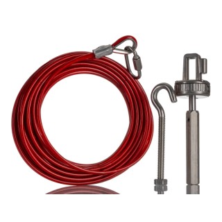 Omron Rope Pull Switch Cable 10 m Stainless Steel, IP67 Protection 44506-2710 RK10