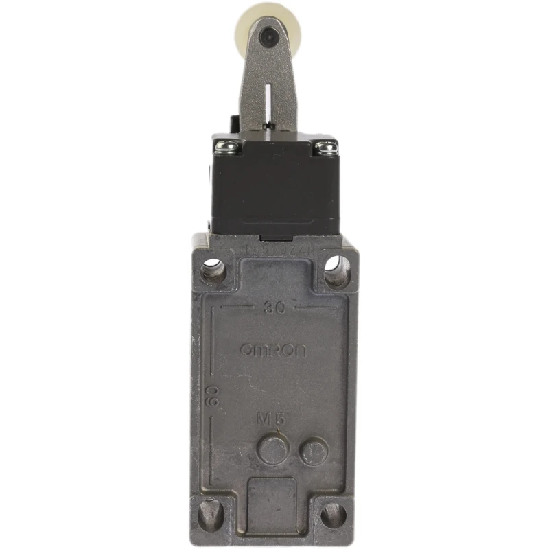 Omron D4B-N Series Roller Lever Interlock Switch, 1 NO/1 NC Contact Configuration, IP67 Metal Housing, 4A Switching Current, 
