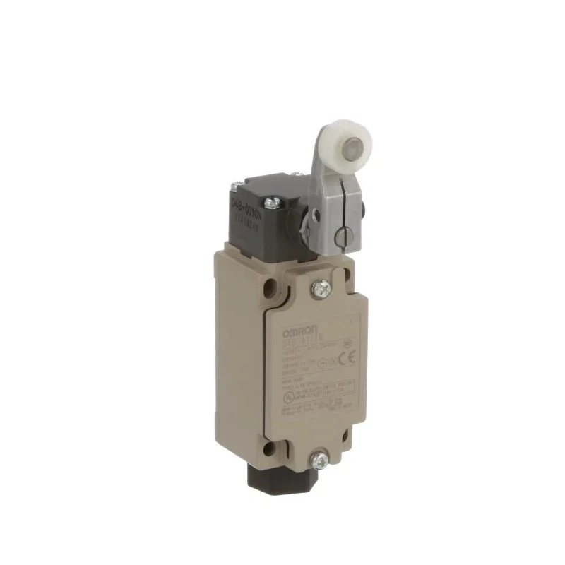 Omron D4B-N Series Roller Lever Interlock Switch, 1 NO/1 NC Contact Configuration, IP67 Metal Housing, 4A Switching Current, 