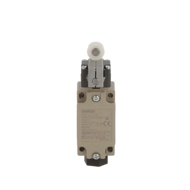 Omron D4B-N Series Roller Lever Interlock Switch, 1 NO/1 NC Contact Configuration, IP67 Metal Housing, 4A Switching Current, 