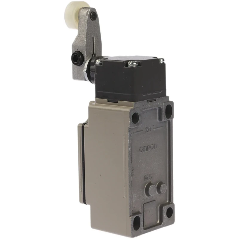 Omron D4B-N Series Roller Lever Interlock Switch, 1 NO/1 NC Contact Configuration, IP67 Metal Housing, 4A Switching Current, 