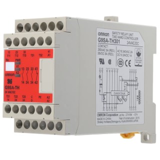Omron Safety Relay 24V AC/DC, 3 Safety Contacts, 1 Auxiliary Contact, Automatic Reset, Surface Mount G9SA