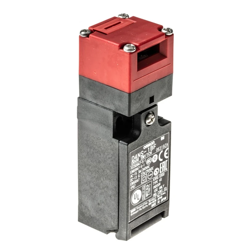 Omron Solenoid Interlock Switch Plastic Housing IP67 Safety Contacts NC Contact AC Voltage 240V Contact DC Voltage 250V D4NS