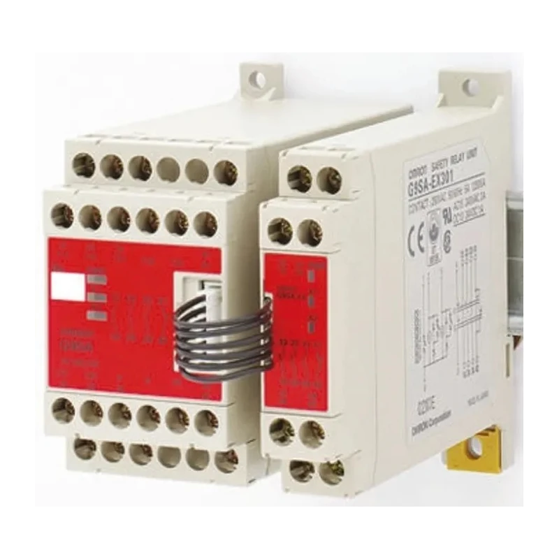 Omron Safety Relay, 100-240 V AC Coil Voltage, 5 Safety Contacts, 3PST Main Contact, 5A Contact Current G9SA