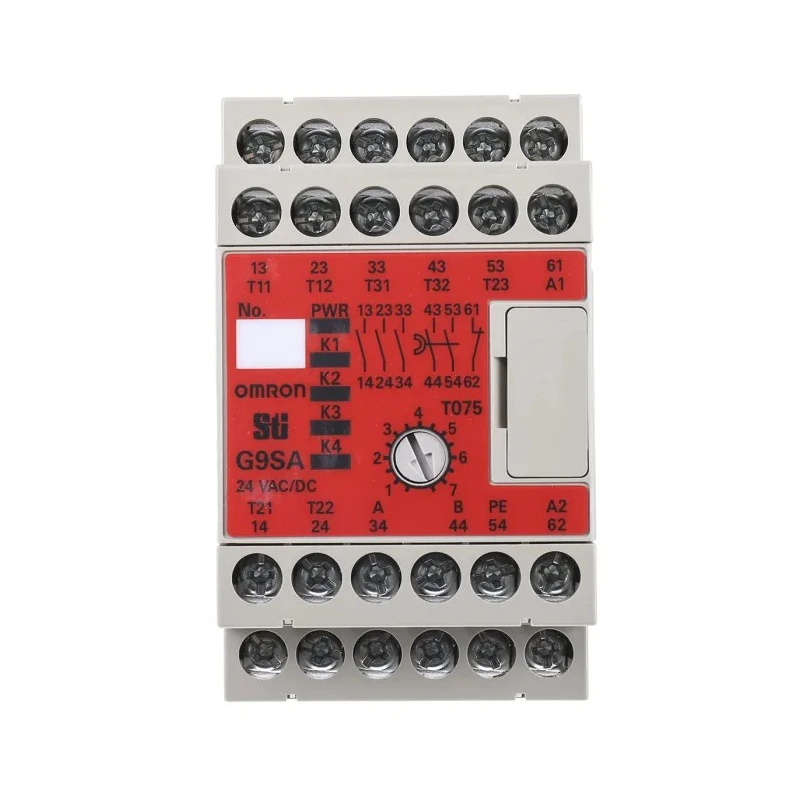Omron Safety Relay 24V AC/DC 3 Safety Contacts 1 Auxiliary Contact Surface Mount G9SA