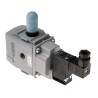 Parker Pilot/Spring Pneumatic Dump Valve 24V DC 1/4 in NPT BSPP 3-Port Aluminium Body P31DA12SGNC2CN