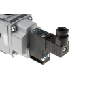 Parker Pilot/Spring Pneumatic Dump Valve 24V DC 1/4 in NPT BSPP 3-Port Aluminium Body P31DA12SGNC2CN