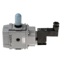 Parker Pilot/Spring Pneumatic Dump Valve 24V DC 1/4 in NPT BSPP 3-Port Aluminium Body P31DA12SGNC2CN