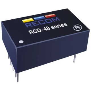Recom IP67 1 Output LED Driver, 56V, 19.6W, 1200mA, 350mA PWM Constant Current Source 