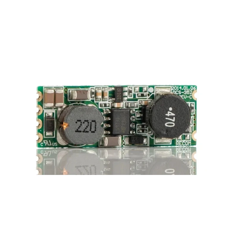 Recom 1 Output PWM LED Driver DC 2V to 35V, 32W, 1A Open Frame Surface Mount RCD-24-1.00/PL/A
