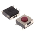 Alps Alpine Red Tactile Switch Stem 3.1 mm SPST 50mA 12 V dc Surface Mount SKHMQME010