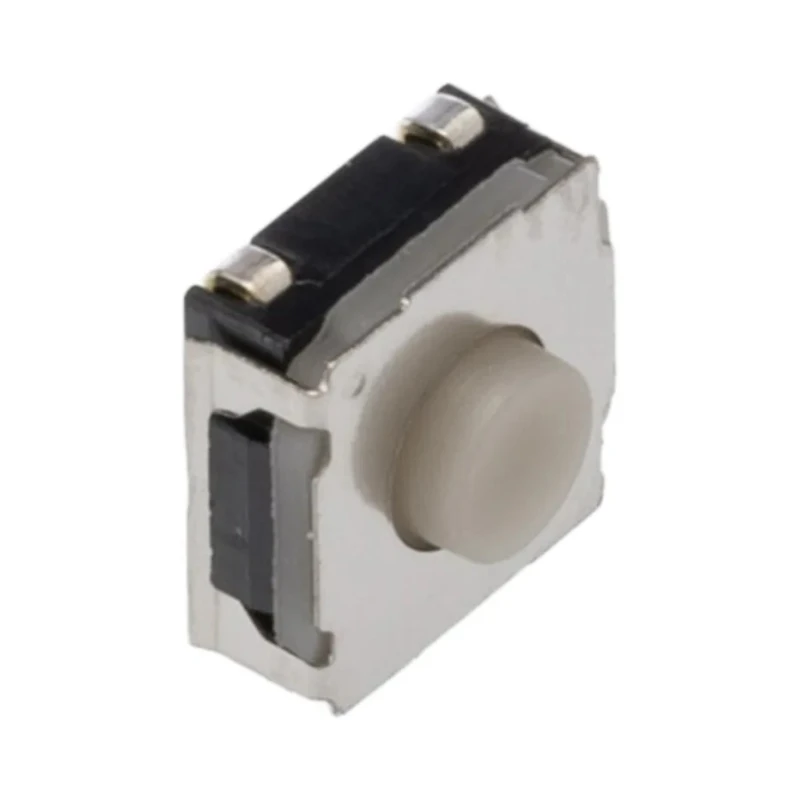 Alps Alpine White Tactile Switch Stem 3.4 mm SPST 50mA 250 V AC 12 V DC Surface Mount SKRAALE010