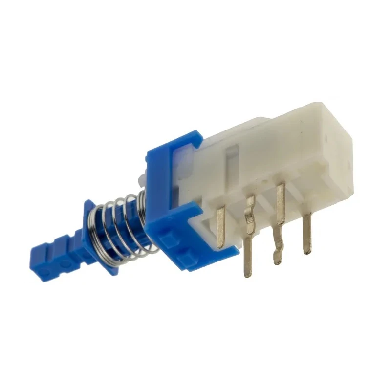Alps Alpine Push Button Switch, Latching, PCB Mount, DPDT 500 V AC, Through Hole Terminal SPUN191600