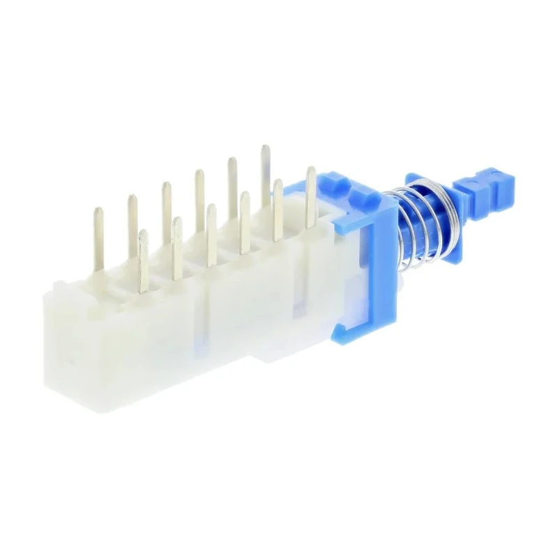Alps Alpine SPUN Series Push Button Switch, Latching, PCB Mount, 4PDT, Through Hole Terminals SPUN194700