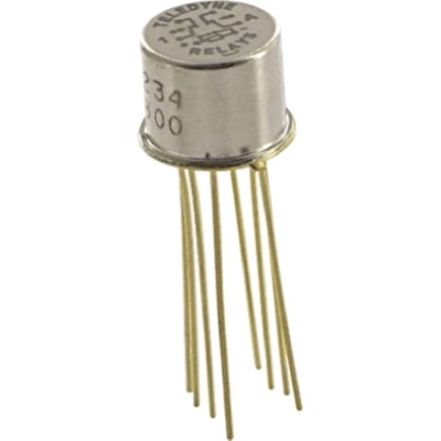 Teledyne PCB RF Relay 12V DC Coil DPDT Gold Plated Contacts Through Hole Mount 712D-12