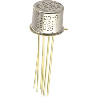 Teledyne PCB RF Relay, 5V Coil, DPDT, Gold Plated Contacts, 712D-5