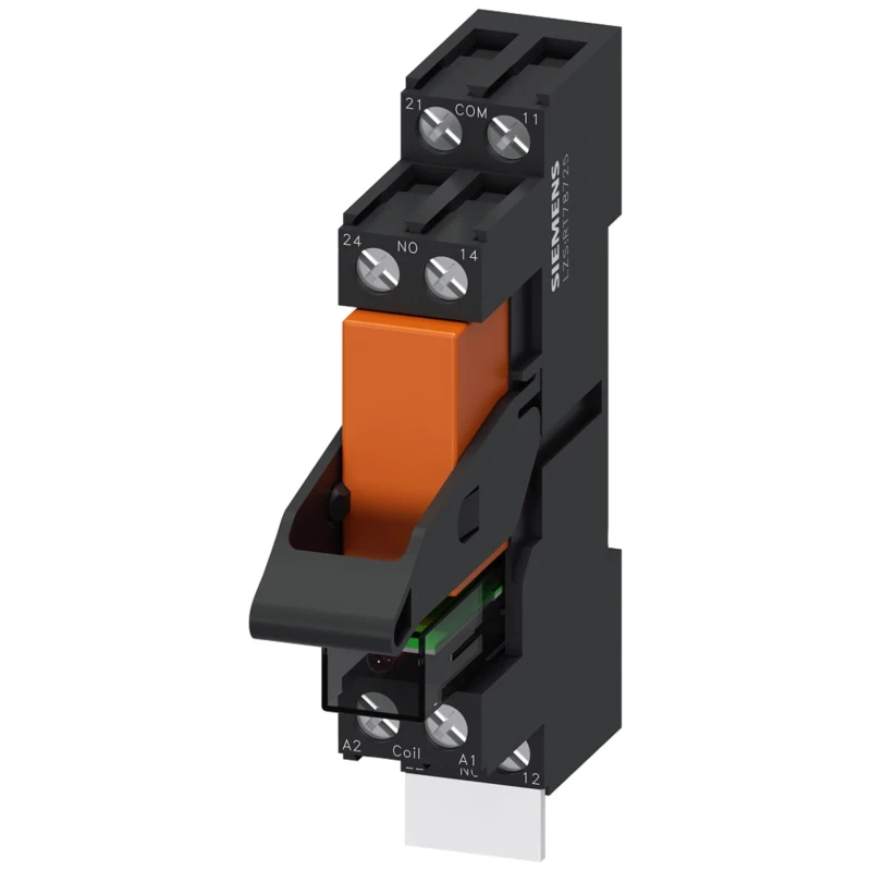 Siemens LZS Series Coupling Relay Plug-in 24V dc Coil DPDT 2.5A Switching Current LZS:RT4A4L24
