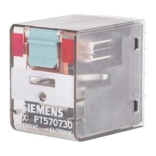 Siemens Power Relay 230V AC Coil 6A Switching Current 4PDT LZX:PT570730
