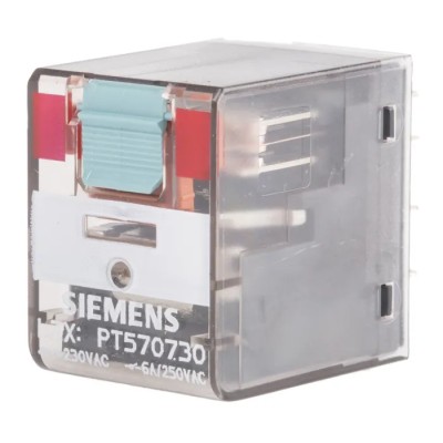 Siemens Power Relay 230V AC Coil 6A Switching Current 4PDT LZX:PT570730