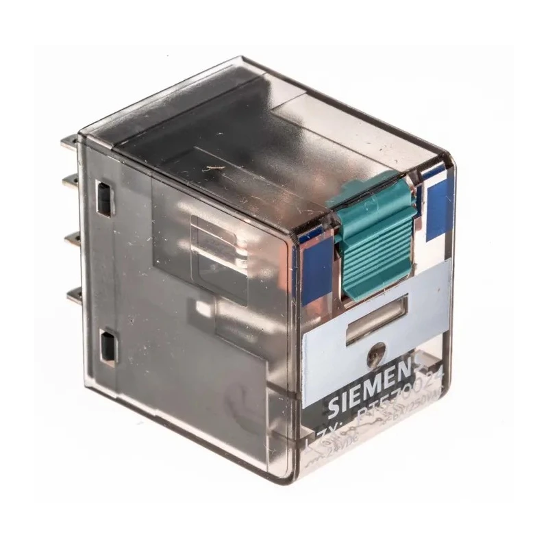 Siemens Power Relay 24V DC Coil 6A Switching Current 4PDT LZX:PT570024
