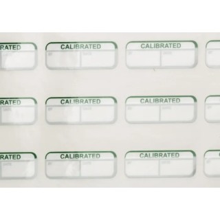 RS PRO Pre-Printed Adhesive Green Label Calibrated 15mm x 40mm 120 Per Pack 758-7923