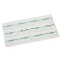 RS PRO Pre-Printed Adhesive Green Label Calibrated 15mm x 40mm 120 Per Pack 758-7923