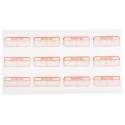 RS PRO Adhesive Pre-Printed Red Label Rejected 40 mm x 15 mm 120 Per Pack 758-7927
