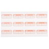 RS PRO Adhesive Pre-Printed Red Label Rejected 40 mm x 15 mm 120 Per Pack 758-7927