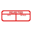 RS PRO Adhesive Pre-Printed Red Label Rejected 40 mm x 15 mm 120 Per Pack 758-7927