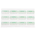RS PRO Adhesive Pre-Printed Green Label ACCEPTED 40mm x 15mm 120 Per Pack 758-7920