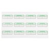 RS PRO Adhesive Pre-Printed Green Label ACCEPTED 40mm x 15mm 120 Per Pack 758-7920